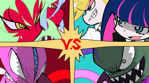 Panty And Stocking With Garterbelt Scanty And Kneesocks