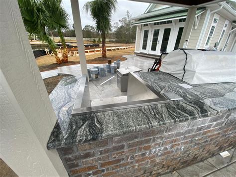 Viscon White Granite Outdoor Kitchen Other By Paradise Granite