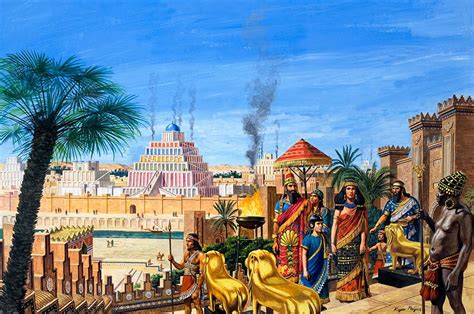 Nabonidus Last King Of Babylon Original Signed By Roger Payne