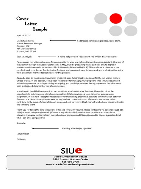 Administrative Assistant Cover Letter Examples 3 Free Templates In