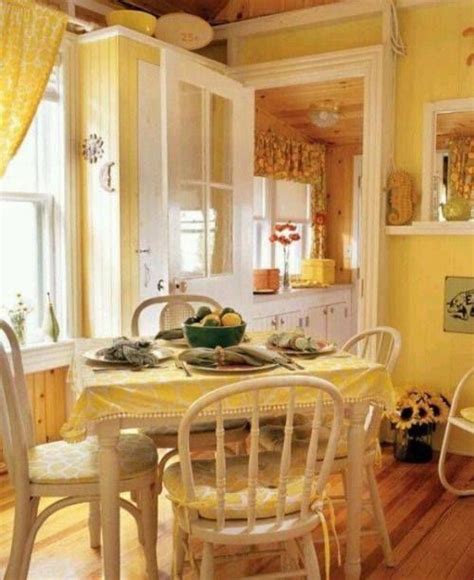 Pin By Hope B On Summer Cottage In 2019 Yellow Kitchen Curtains