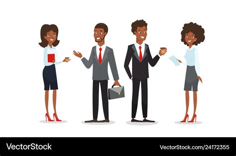 African American Men And Royalty Free Vector Image
