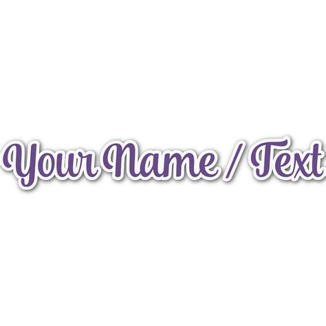 Design Your Own Nametext Decal Custom Sizes Ubicaciondepersonascdmx