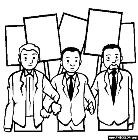 Civil Rights Pages Coloring Pages