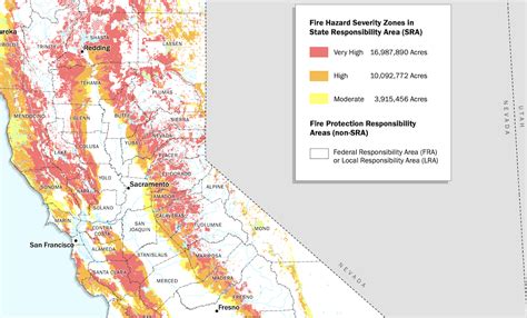 Cal Fire Updates Fire Hazard Severity Zone Map California Wildfire