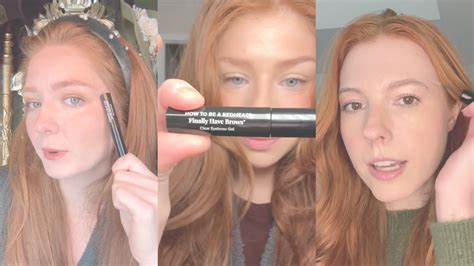 Finally Have Brows Clear Brow Gel Redheads Using It H2bar