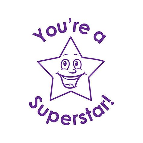 Youre A Superstar Stamper Purple 21mm Pupil Reward