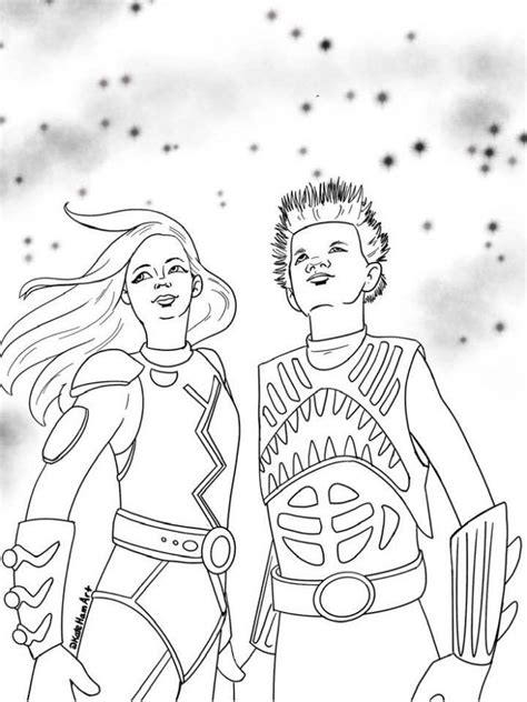 Sharkboy And Lavagirl Free Printable Coloring Sheet Lego Coloring