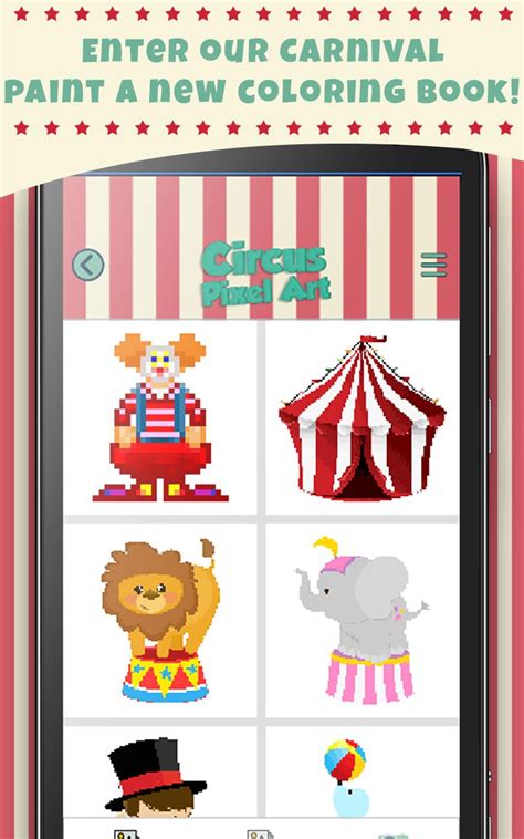 Circus Pixels Art Circus Color By Number For Android Apk Download