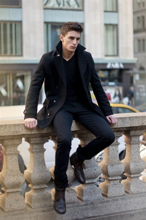 30 Super Stylish All Black Outfits For Men Fashion Hombre