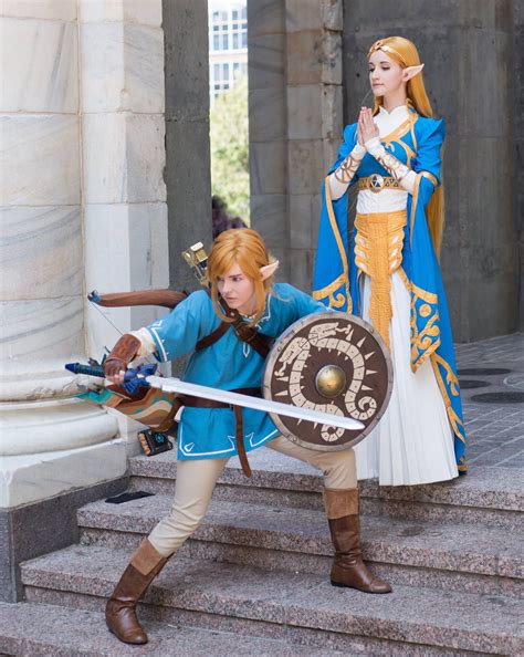 Breath Of The Wild Link And Zelda Cosplays Link Cosplay Cosplay Anime