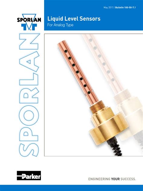 Sporlan Liquid Level Sensor Trane Pdf Sensor Specification