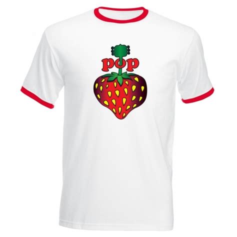 Pop Strawberry As Worn By Steve Jones Sex Pistols Organic T Shirt