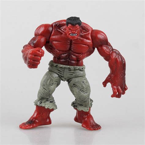 5 Avengers Comic Hero Pvc The Red Hulk Action Figure Statue Collection Toys Ebay