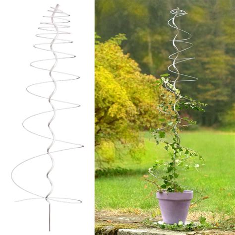 Tuteur Spirale En Aluminium 170cm Clématite Et Passiflore Vente Au