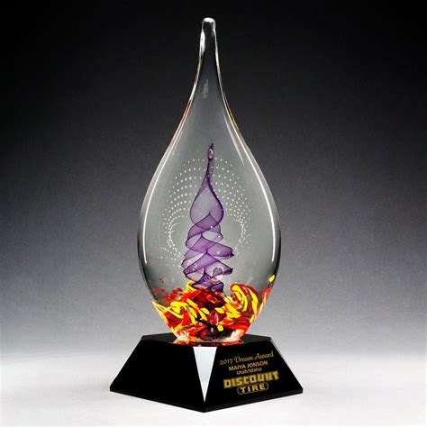 Art Glass Awards Glassical Designs Unique Awards And Recognition