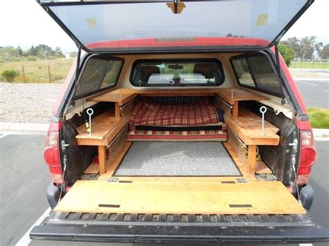 Bigger Pic Of The Diy Truck Bed Insert For Camping Under A Truck Topper