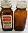 2 Vintage Amber Glass Dristan Medicine Bottle Whitehall Laboratories ...