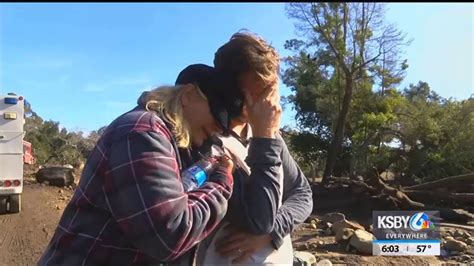 Man Desperately Searches For Mother After Shes Swept Away In Mudslide Youtube