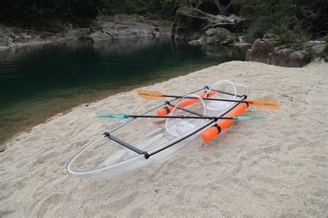 2 Seat 8mm Transparent Hull Electric Remote Control Clear Kayak