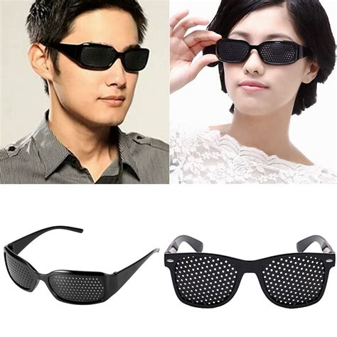 Anti Myopia Pinhole Glasses Eyesight Pin Hole Sunglasses Eyes Vision Care Aus Ebay