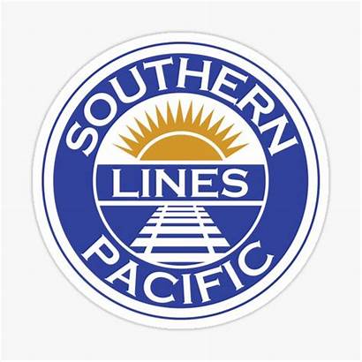 Southern Pacific Railroad Stickers Redbubble Sp Train
