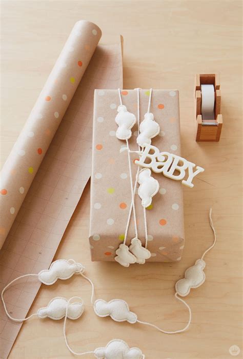 If You Re Headed To A Baby Shower Try These Gift Wrap Ideas To Really
