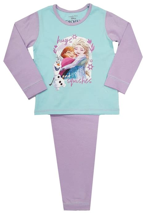 Girls Disney Frozen Pyjamas Elsa Anna Olaf Pyjamas Months Years