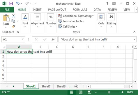 For each of the methods decribed below, we use the above simple spreadsheet on the right, which has a list of names in we first show how to use excel's remove duplicates command to remove duplicates and then we show how to use excel's advanced filter to. MS Excel 2013: Wrap text in a cell