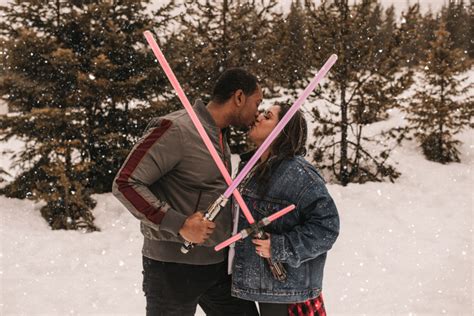 Star Wars Themed Engagement Session Christine And Donald