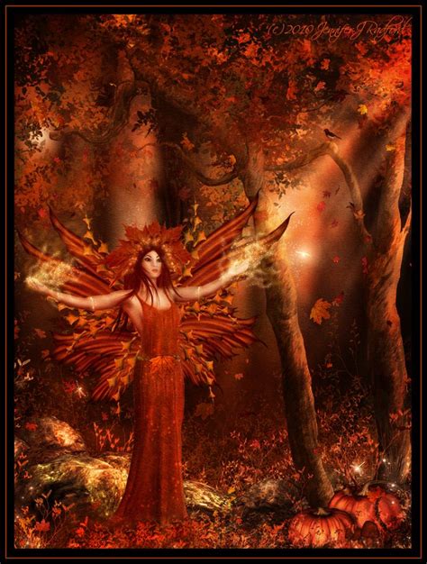 The Magic Of Autumn By Jenna Rose On Deviantart Fairy Images Fairy
