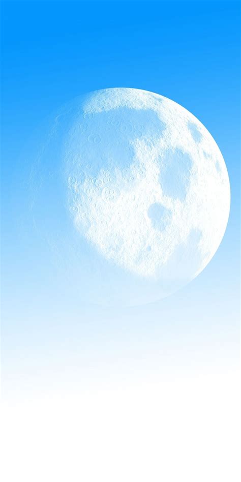 Sunny Day Sky Blue Moon 1080x2160 Wallpaper Blue Sky Wallpaper