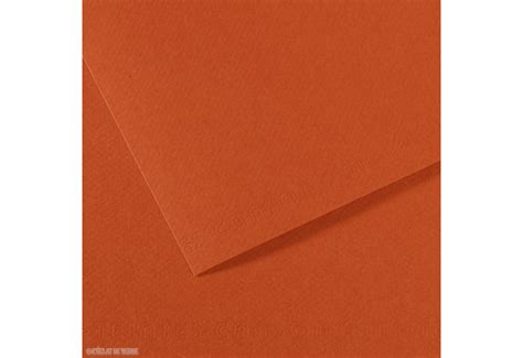 Papier Canson Mi Teintes Terre Rouge LÉclat De Verre
