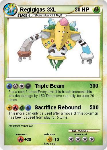 Pokémon Regigigas 3xl Triple Beam 300 My Pokemon Card