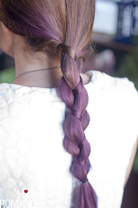 Hair Trends Purple Ombre Hair And Plaits Hair Romance
