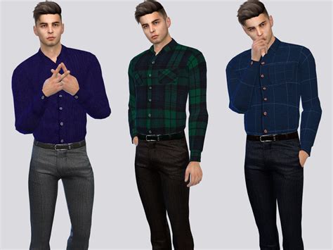 The Sims Resource Vice Buttonup Shirts
