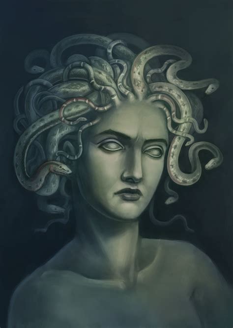 Medusa Gorgon Daria Ovchinnikova On Artstation At Medusa Gorgon Medusa Artwork Medusa