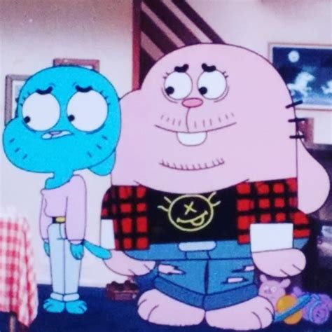 Nicole Watterson And Richard Watterson World Of Gumball Gumball