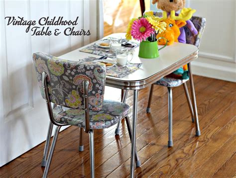 Apply masking tape around the parts of the tabletop that are not chrome. Vintage Childhood Chrome Table and Chairs Restoration ...