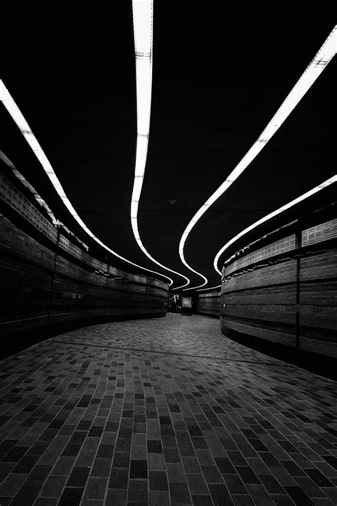 1920x1080px 1080p Free Download Corridor Dark Bw Winding