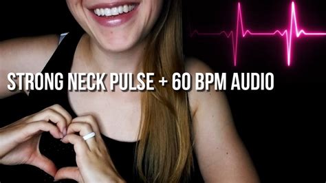 Amazing Visual Neck Pulse Slow And Steady 60 Bpm Heartbeat Asmr Youtube