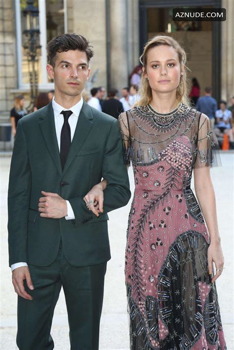 Brie Larson At Valentino Show During Haute Couture Fashion Week In