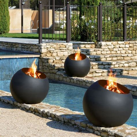 Wonder what fire pit you should get? Bubble Outdoor Wood-Burning Fire Pit from Focus Fireplaces