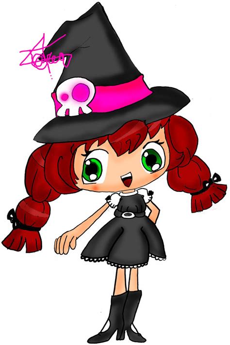 Cute Witch Chibi By Rassam96 On Deviantart