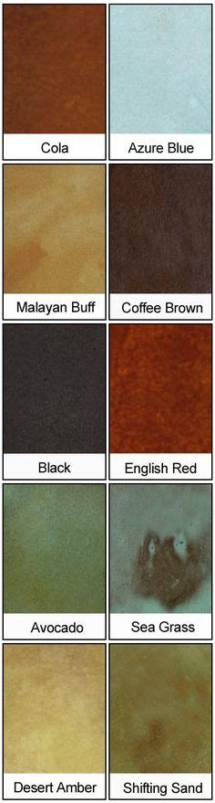 Behr Solid Concrete Stain Color Chart Concrete Stain Colors Porch