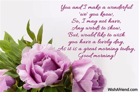 You have been my happiness and joy. Good Morning Message For Girlfriend, You and I make a ...