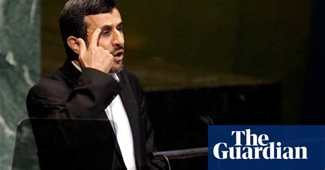 Ahmadinejad Says Iran Is Under Threat From Uncivilised Zionists Video World News The