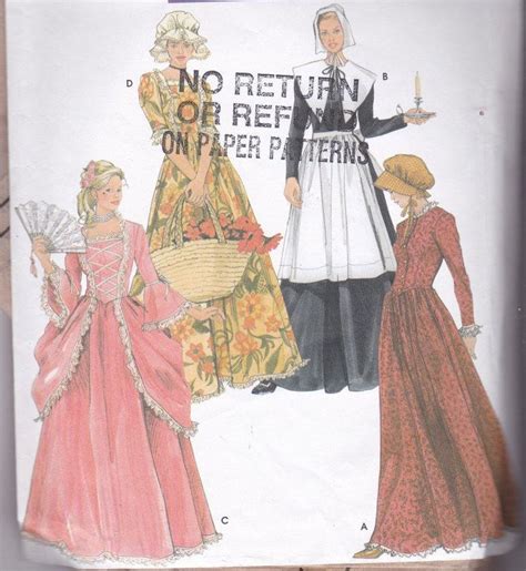 Marie Antoinette Sewing Pattern For Women Renaissance Dress Etsy