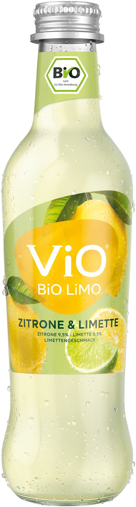Vio Bio Limo Zitrone Limette 03 L Glas Mehrweg Ihr Zuverlässiger