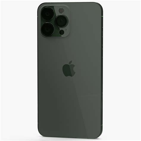 Apple Iphone 13 Pro Max Alpine Green 3d Model 19 3ds Blend C4d